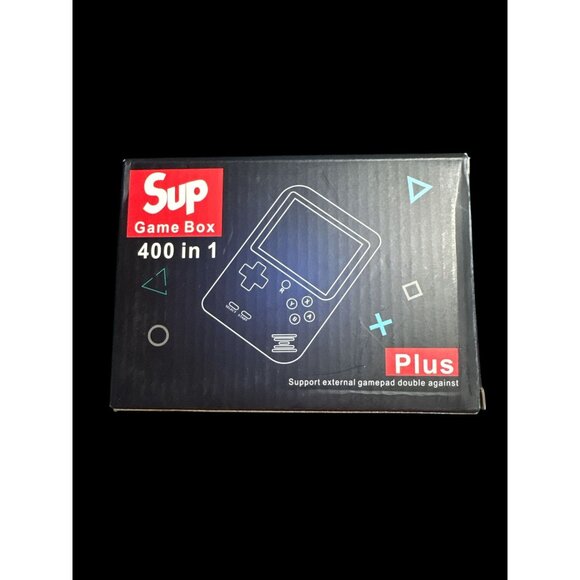 Sup Game Box Plus Retro Handheld Console 400 In 1 With AV Cable & Charger Yellow - Picture 2 of 4